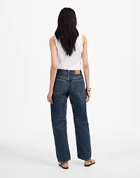 The Petite Darted Barrel-Leg Jean | Madewell