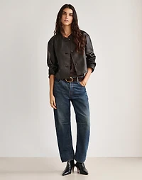 The Darted Barrel-Leg Jean