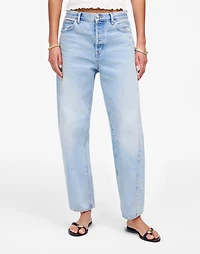 Pieced Barrel-Leg Jeans | Madewell