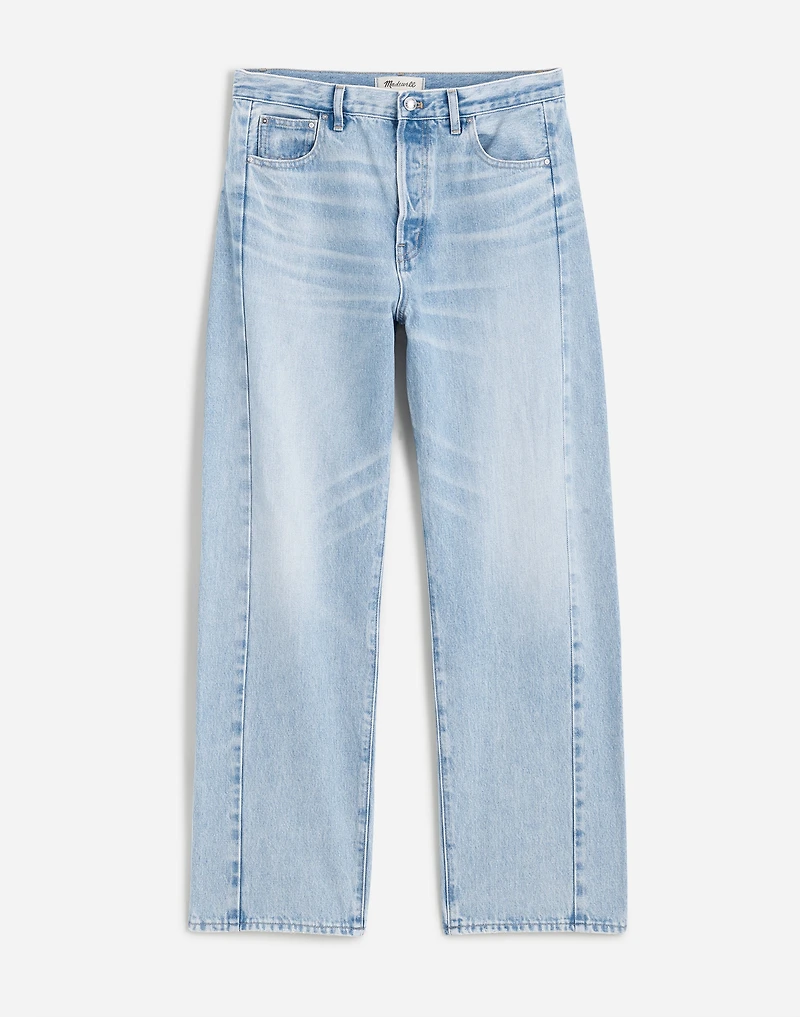 Pieced Barrel-Leg Jeans | Madewell