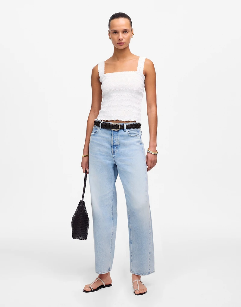 Pieced Barrel-Leg Jeans | Madewell