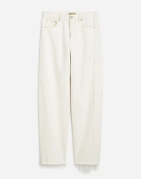 Petite Pieced Barrel-Leg Jeans | Madewell