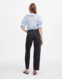 Pieced Barrel-Leg Jeans