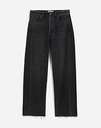 Pieced Barrel-Leg Jeans