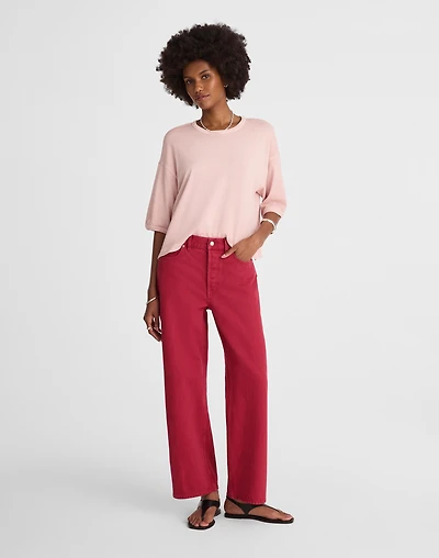 Low-Slung Baggy Crop | Madewell
