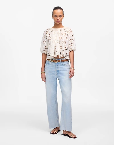 Tall Low-Slung Baggy Crop | Madewell