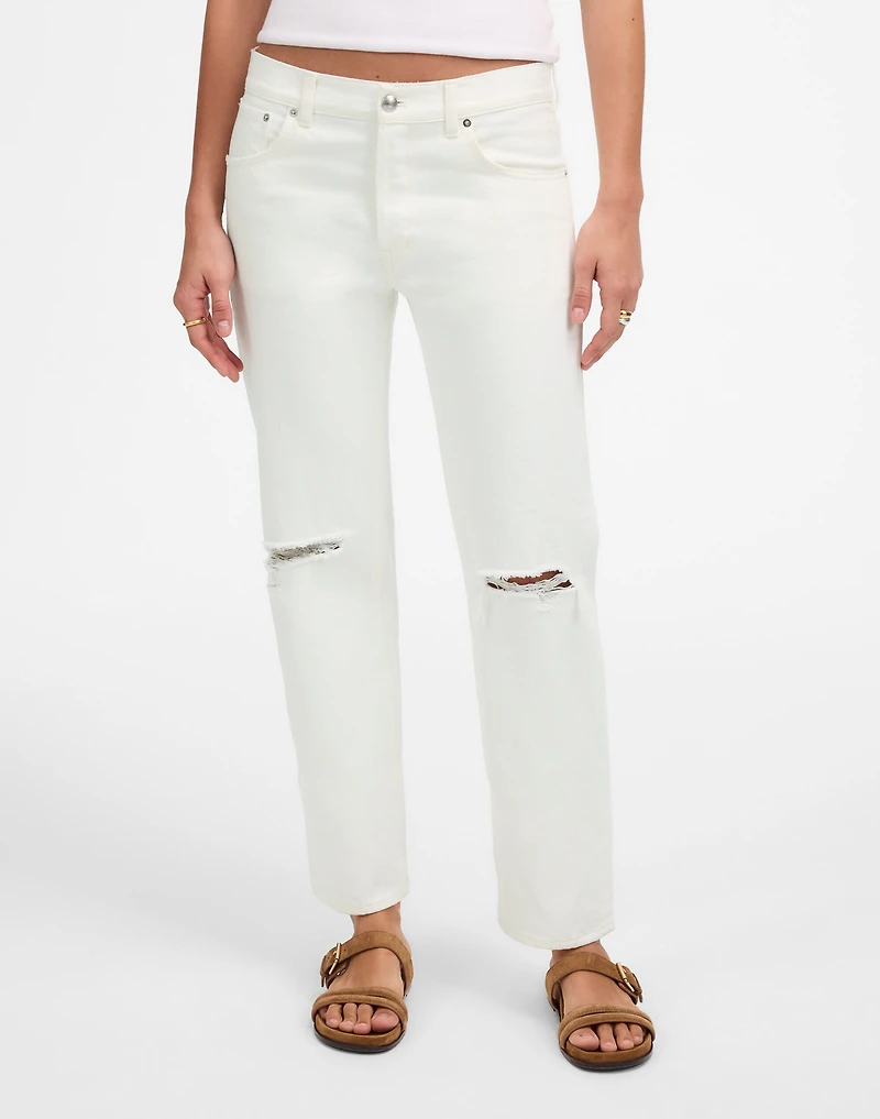 The Dean Easy Straight Crop Jean | Madewell