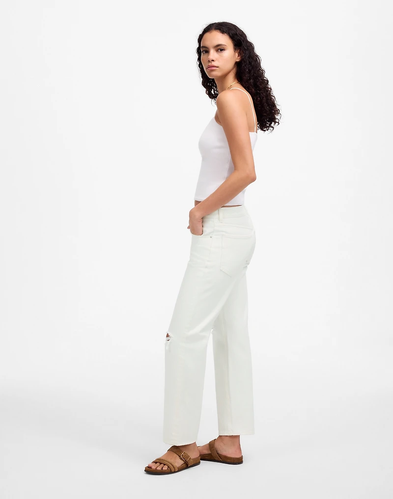 The Dean Easy Straight Crop Jean | Madewell