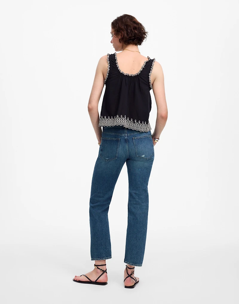 The Dean Easy Straight Crop Jean | Madewell