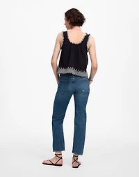 The Dean Easy Straight Crop Jean | Madewell