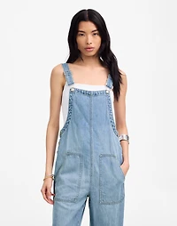 Wide-Leg Overalls Ashbury Wash: Airy Denim Edition | Madewell