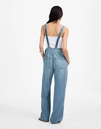Wide-Leg Overalls Ashbury Wash: Airy Denim Edition | Madewell