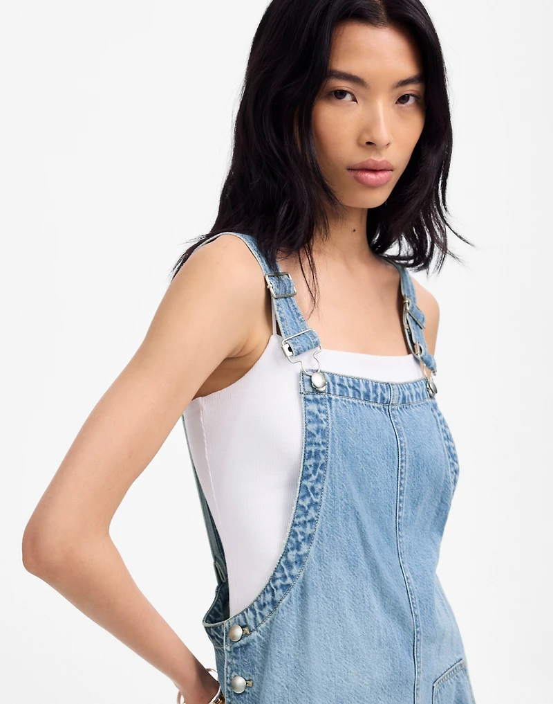 Wide-Leg Overalls Ashbury Wash: Airy Denim Edition | Madewell