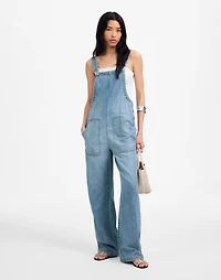 Wide-Leg Overalls Ashbury Wash: Airy Denim Edition | Madewell
