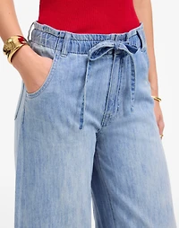 The Denim Pull-On Wide-Leg Pant | Madewell