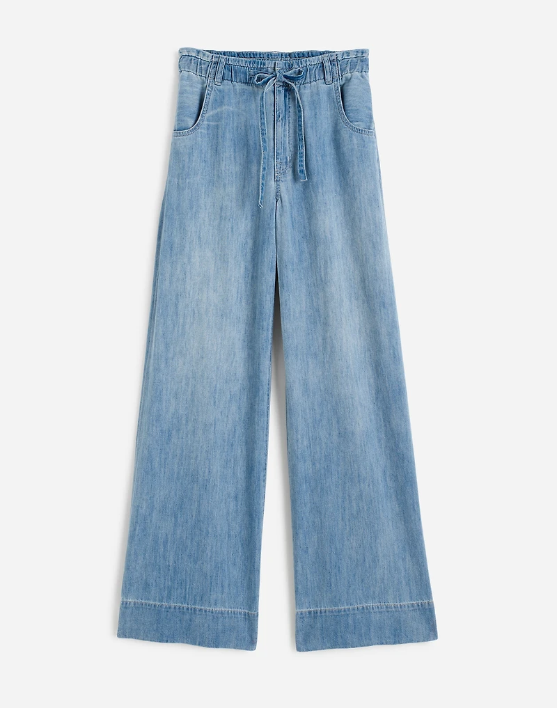 The Denim Pull-On Wide-Leg Pant | Madewell