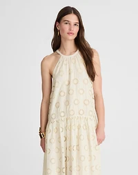 Embroidered Drop-Waist Maxi Dress | Madewell