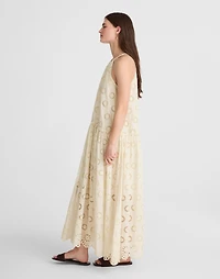 Embroidered Drop-Waist Maxi Dress | Madewell