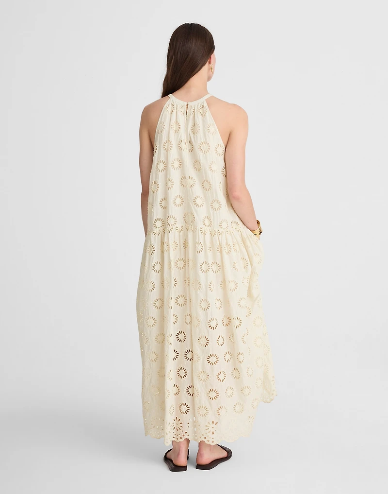 Embroidered Drop-Waist Maxi Dress | Madewell