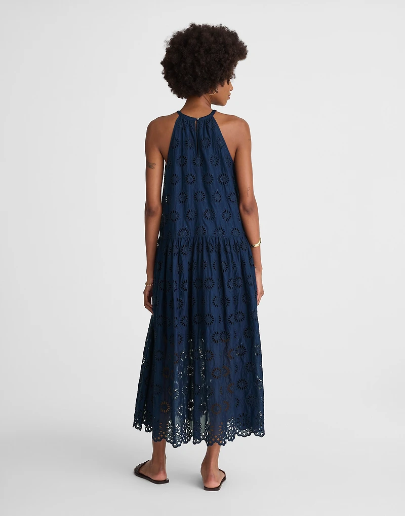 Embroidered Drop-Waist Maxi Dress | Madewell