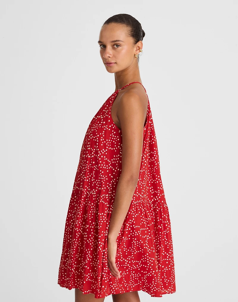Drop-Waist Mini Dress Dot | Madewell