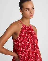 Drop-Waist Mini Dress Dot | Madewell