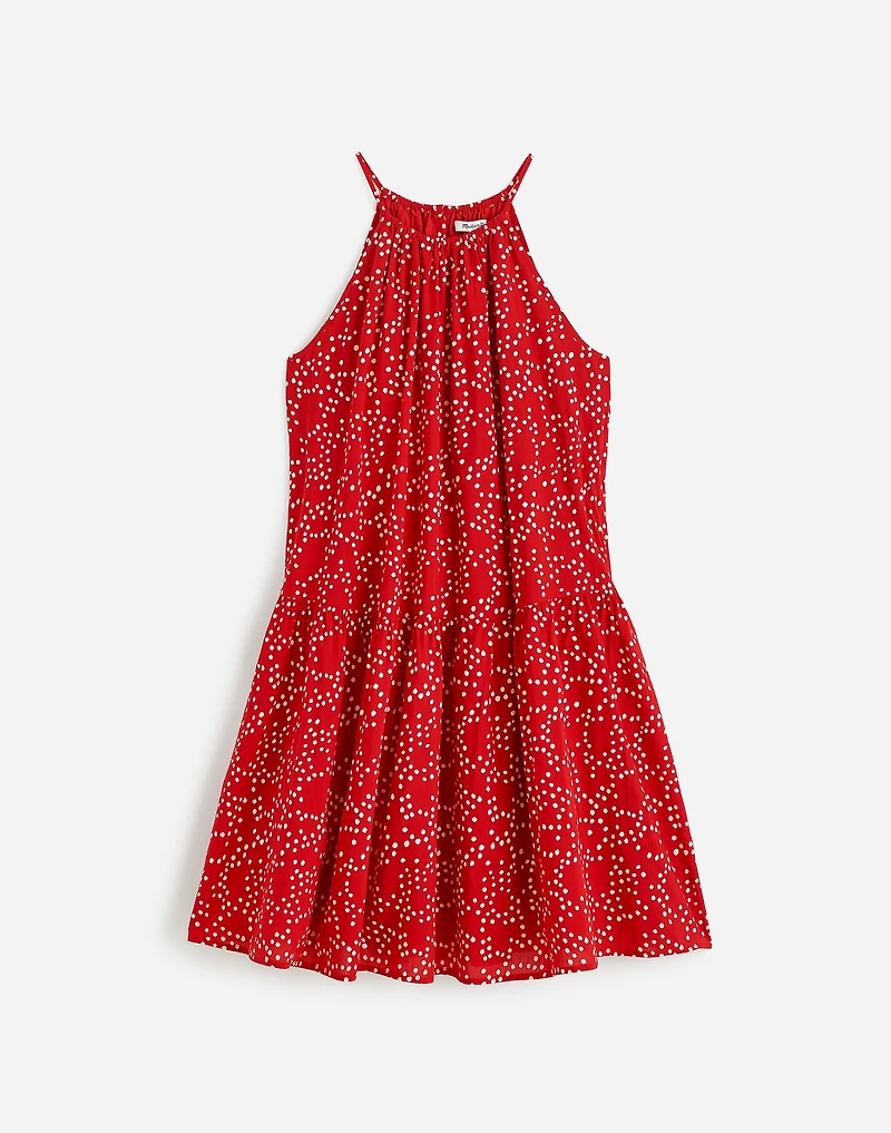 Drop-Waist Mini Dress Dot | Madewell