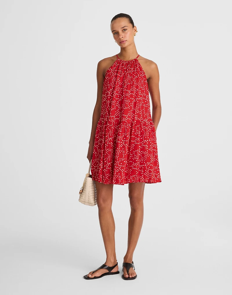 Drop-Waist Mini Dress Dot | Madewell