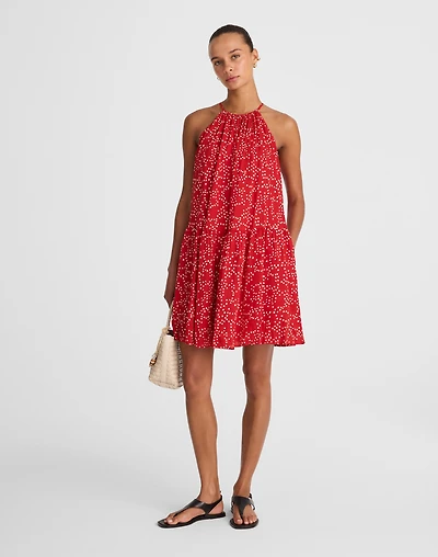 Drop-Waist Mini Dress Dot | Madewell