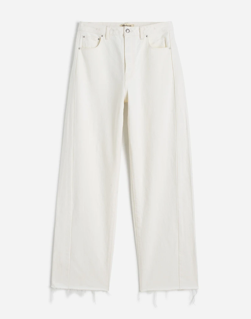 The Curvy Pieced Barrel-Leg Jean | Madewell