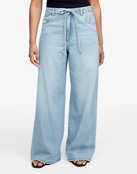 Curvy Superwide-Leg Jeans Ashbury Wash: Airy Denim Edition | Madewell
