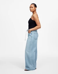 Curvy Superwide-Leg Jeans Ashbury Wash: Airy Denim Edition | Madewell