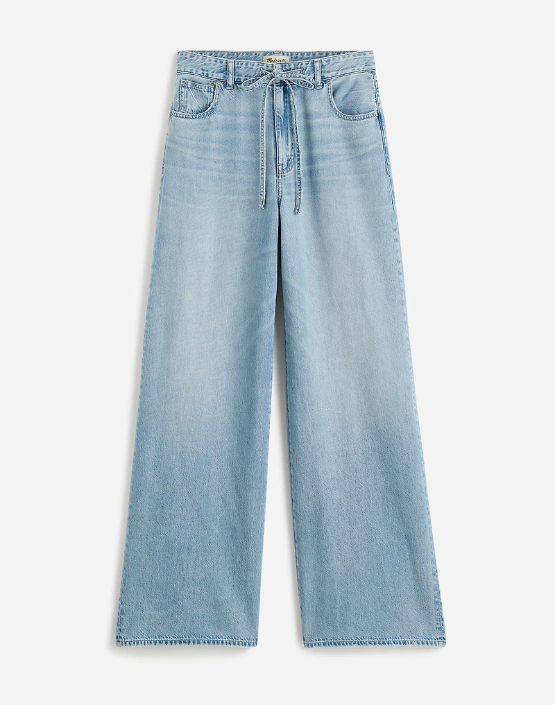 Curvy Superwide-Leg Jeans Ashbury Wash: Airy Denim Edition | Madewell