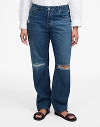 The Curvy Dean Easy Straight Crop Jean Labette Wash | Madewell