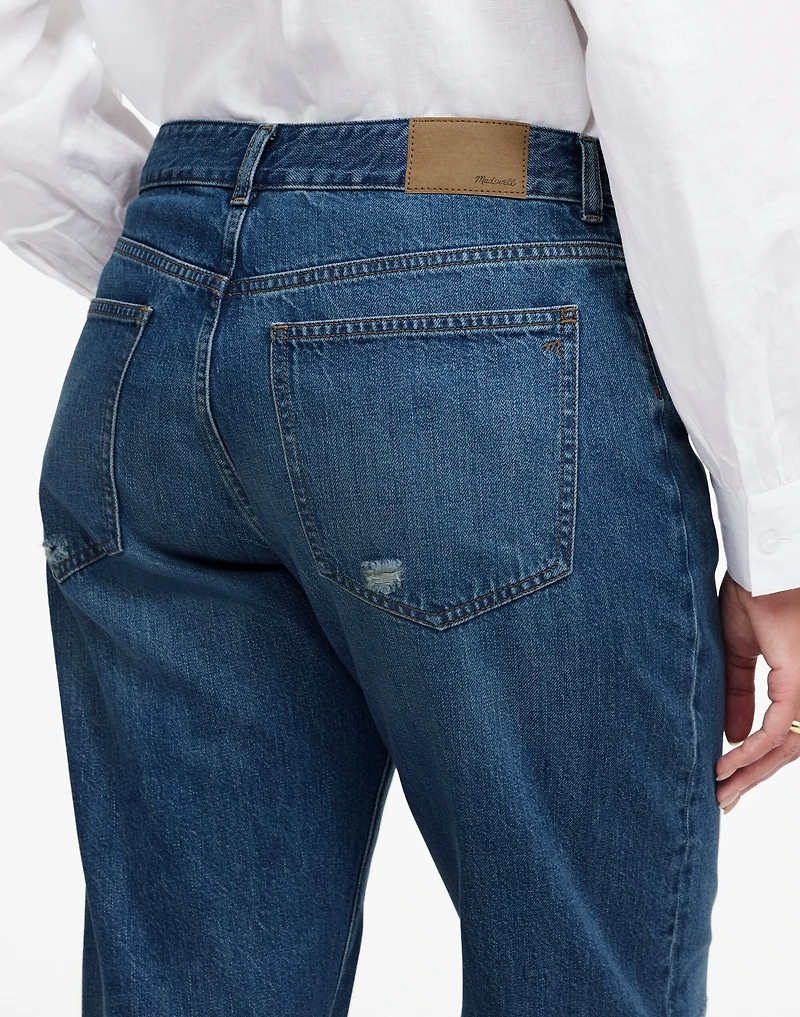 The Curvy Dean Easy Straight Crop Jean Labette Wash | Madewell