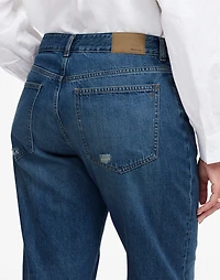 The Curvy Dean Easy Straight Crop Jean Labette Wash | Madewell