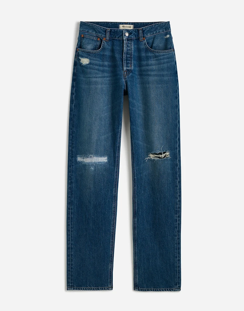 The Curvy Dean Easy Straight Crop Jean Labette Wash | Madewell