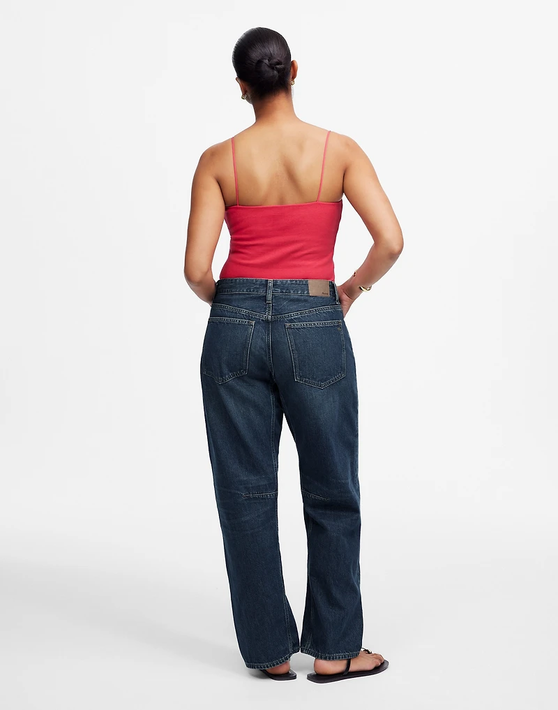 The Curvy Darted Barrel-Leg Jean | Madewell