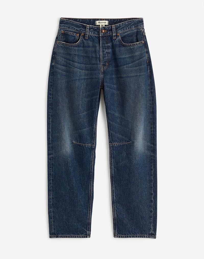The Curvy Darted Barrel-Leg Jean | Madewell
