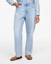The Curvy Pieced Barrel-Leg Jean | Madewell