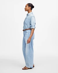 The Curvy Pieced Barrel-Leg Jean | Madewell