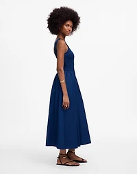 The Melody Scoopback Smocked Midi Dress | Madewell
