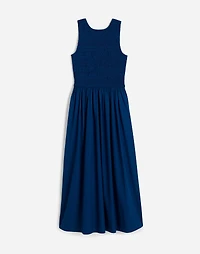 The Melody Scoopback Smocked Midi Dress | Madewell