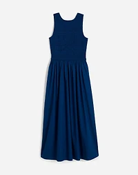 The Melody Scoopback Smocked Midi Dress | Madewell