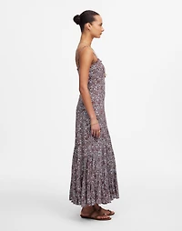 Squareneck Sleeveless Maxi Dress Floral | Madewell