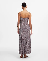 Squareneck Sleeveless Maxi Dress Floral | Madewell