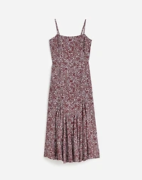 Squareneck Sleeveless Maxi Dress Floral | Madewell