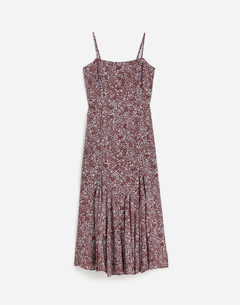 Squareneck Sleeveless Maxi Dress Floral | Madewell