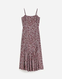 Squareneck Sleeveless Maxi Dress Floral | Madewell