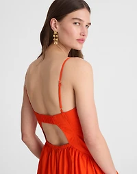 Poplin Seamed Maxi Dress | Madewell